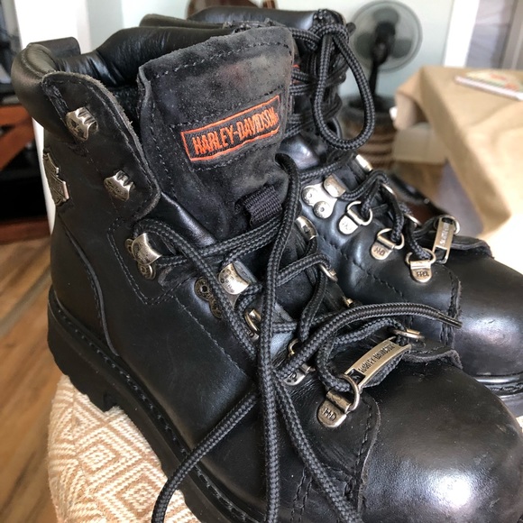Harley Davidson chunky motorcycle boot 7.5 - Picture 7 of 12